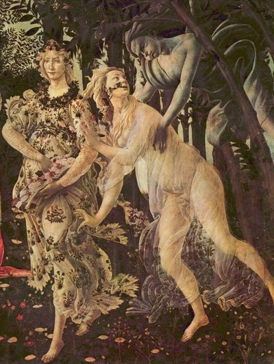 Chloris en Zephyrus door Sandro Botticelli